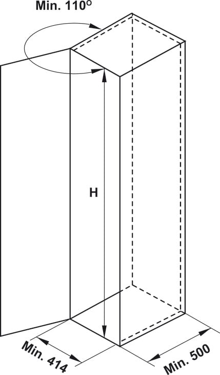 Tủ Kho Dolce 6 Tầng 600mm Hafele 548.65.053