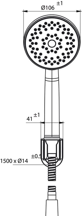 Bộ Sen Tay Airsense 100R Hafele 495.60.685