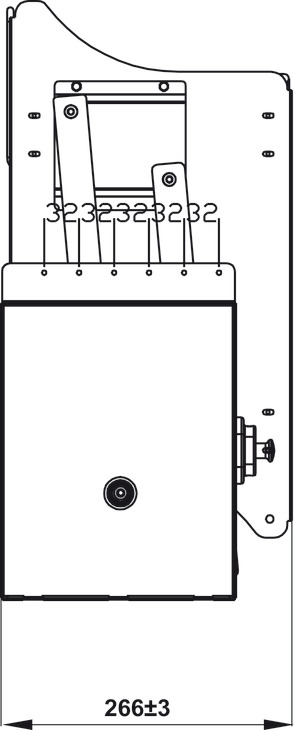 Giá Bát Đĩa Nâng Hạ Oria 800mm Hafele 504.76.507