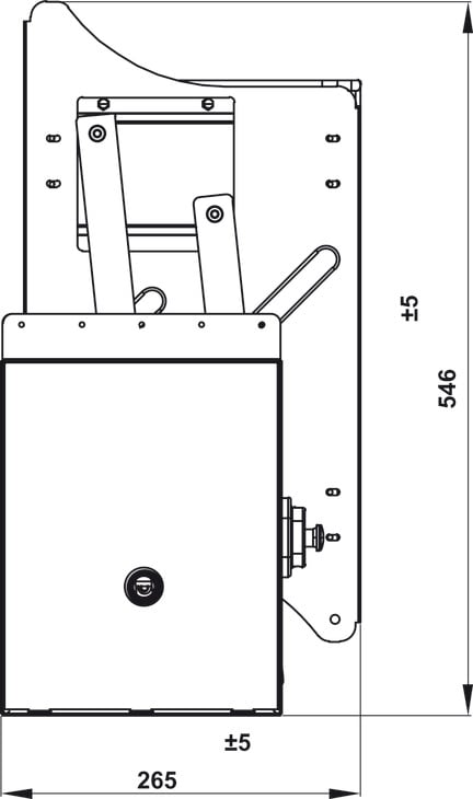 Kệ Chén Đĩa Nâng Hạ Oria 600mm Hafele 504.71.073