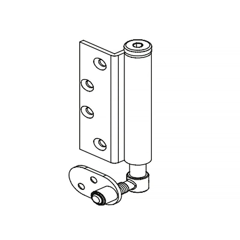 Bộ Bản Lề Trục Xoay Mộng Rời Hafele 943.34.149