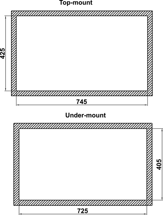 Chậu Rửa Chén Inox HS24-SSN1S-7644 Hafele 567.24.467