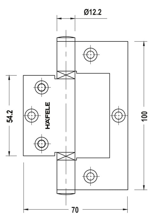 Bản Lề Nâng Hạ 45Kg Hafele 926.96.100