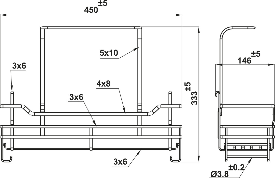 Rổ Đựng Dụng Cụ Vệ Sinh Hafele 595.04.096