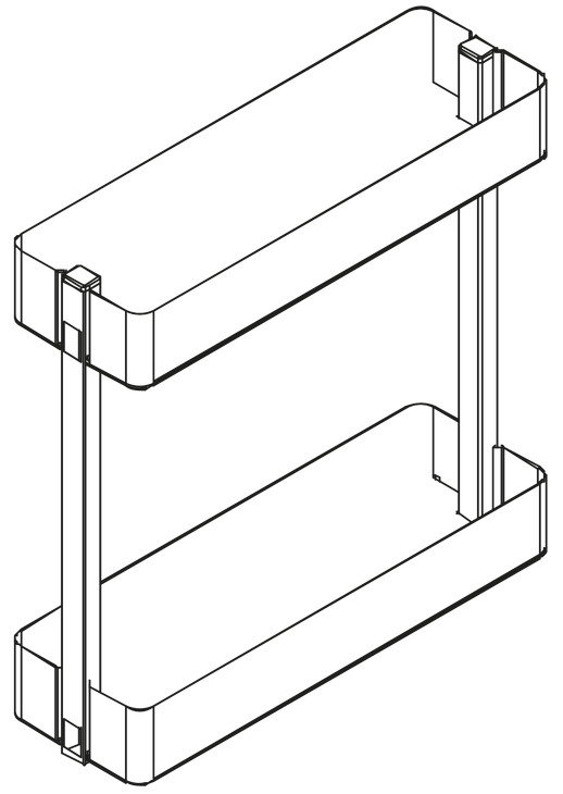 Kệ Đựng Gia Vị Base Agent 150mm Hafele 545.14.321