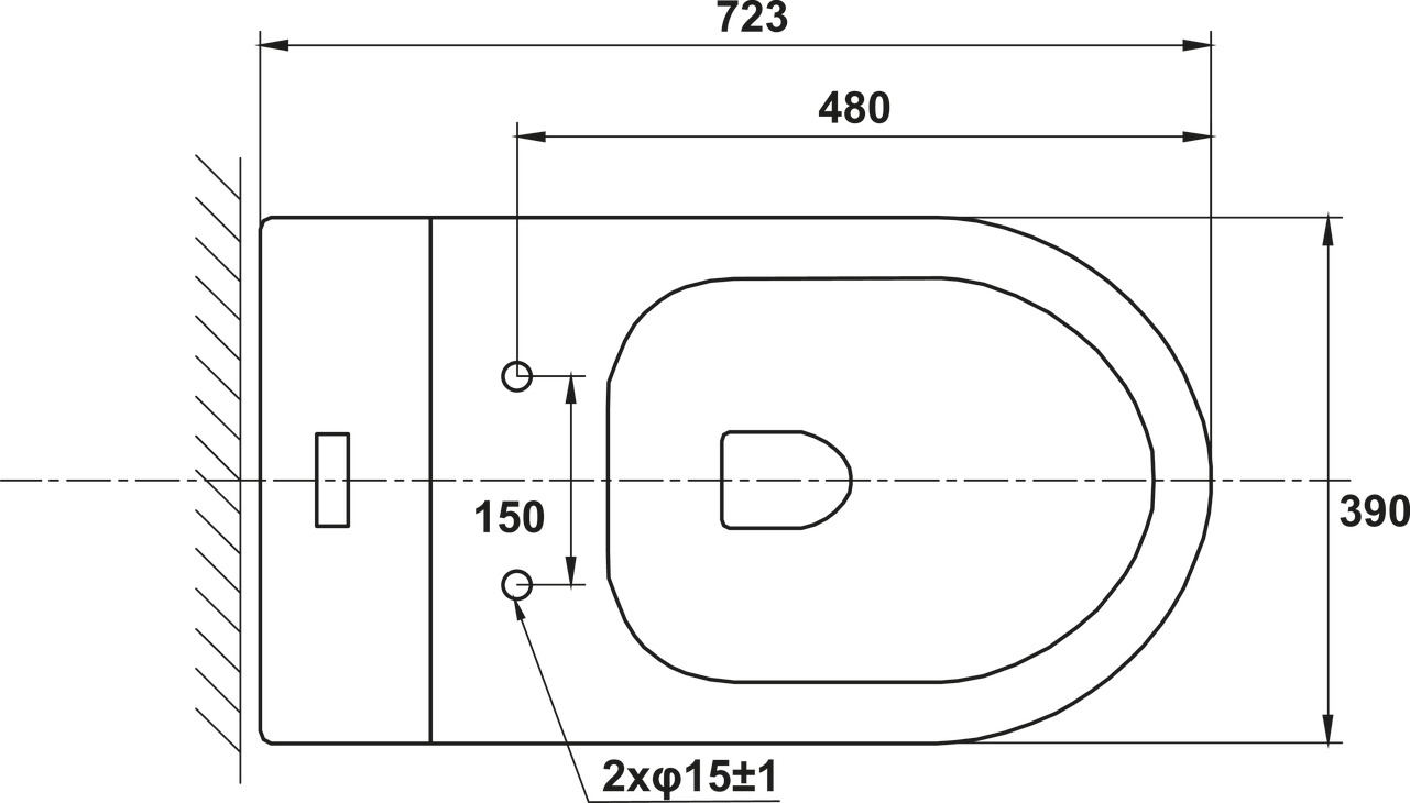 Bồn Cầu 1 Khối Hafele 588.82.438