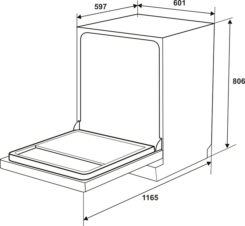 Máy rửa chén Hafele HDW-F6012S 535.29.671