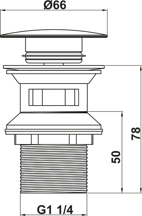 Bộ xả pop-up DIY có xả tràn Hafele 495.61.976