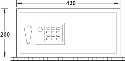 Két Sắt Khách Sạn SB500 Hafele 836.26.391