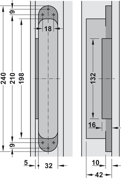 Bản lề âm TE640 3D A8, SSS Hafele 924.17.525