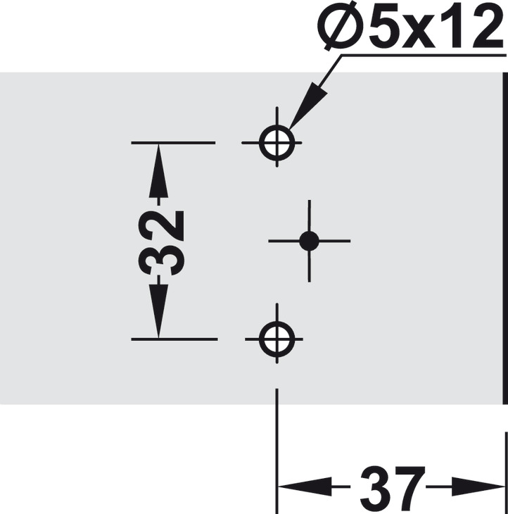 Đế Bản Lề Mettalla SM Hafele 311.71.540