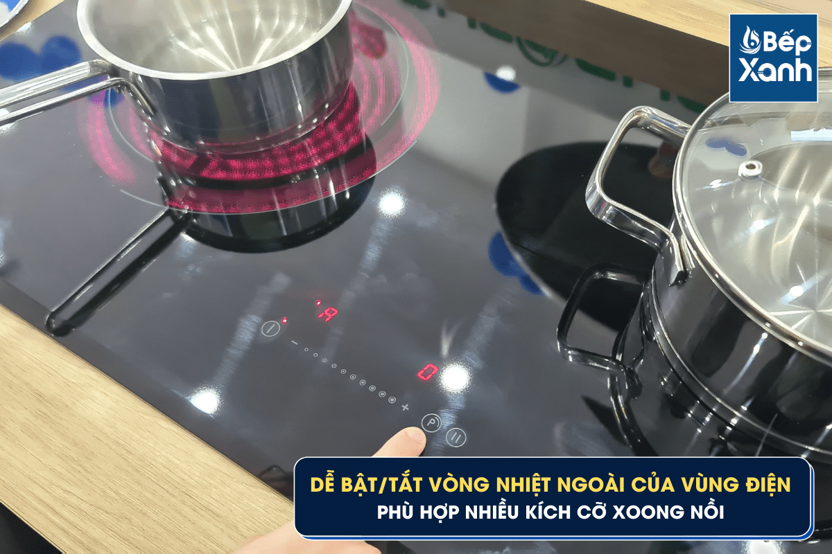 Bếp điện từ kết hợp 2 vùng nấu Hafele HC-M772D 536.61.695