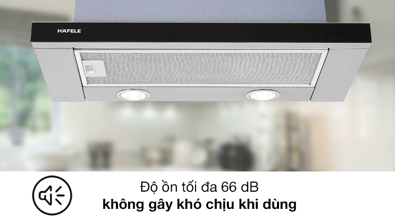 Máy Hút Mùi Âm Tủ 60cm Hafele HH-TG60E / Ngang 60cm, Kính đen, Mã số 539.81.073