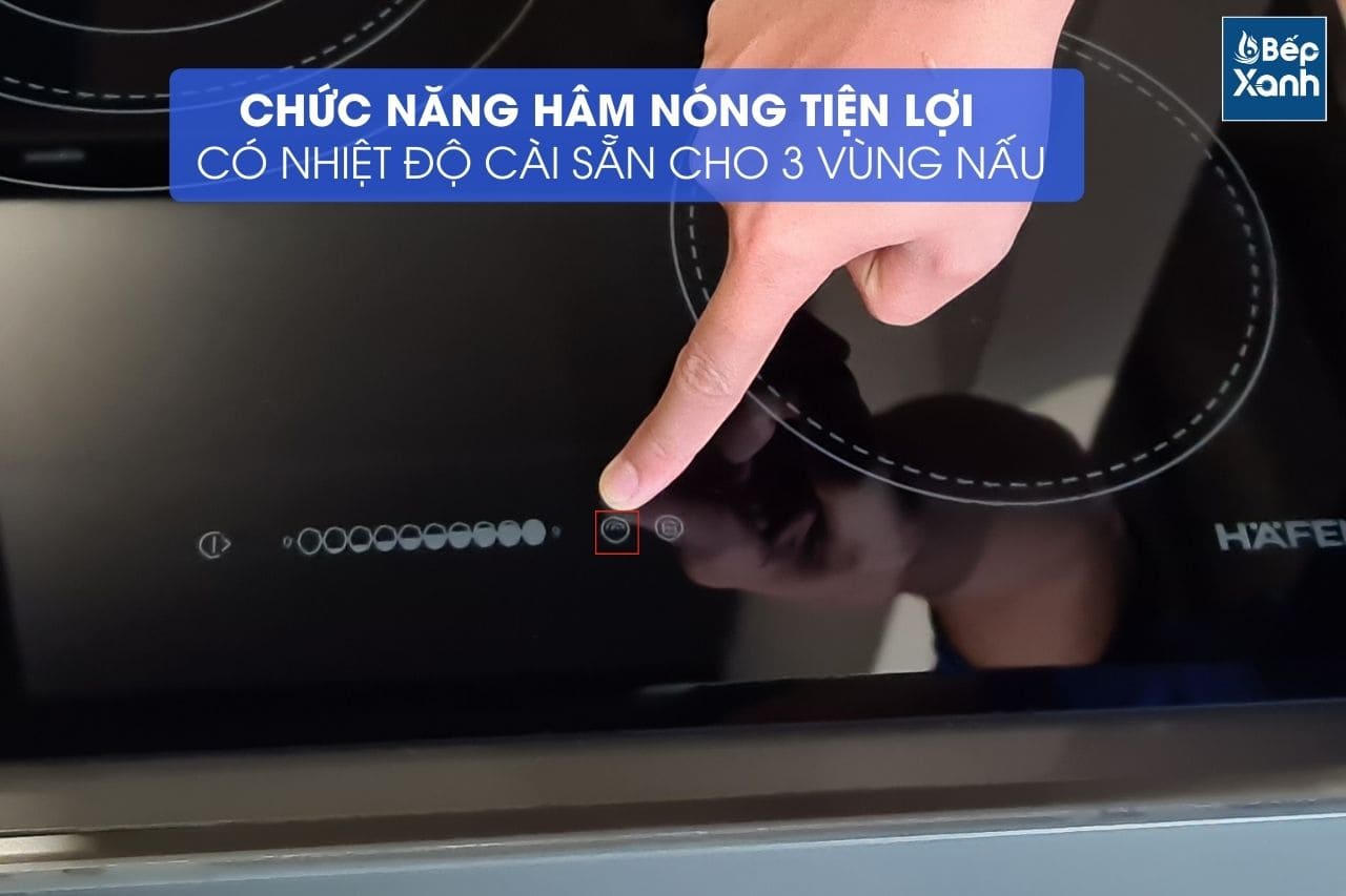 Bếp điện Hafele 3 vùng nấu HC-R603A 536.01.631 - Nhập khẩu châu Âu