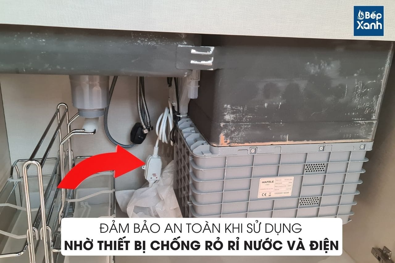 Máy Rửa Chén Tích Hợp Chậu Rửa Hafele HDW-SD90A 539.20.530