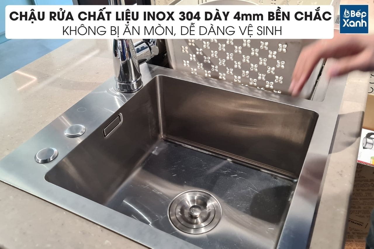 Máy Rửa Chén Tích Hợp Chậu Rửa Hafele HDW-SD90A 539.20.530