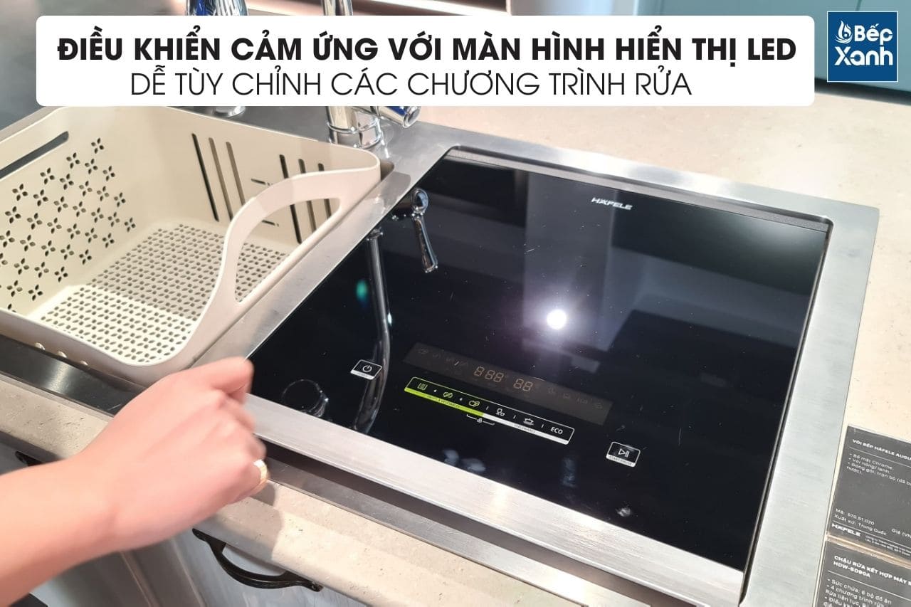 Máy Rửa Chén Tích Hợp Chậu Rửa Hafele HDW-SD90A 539.20.530