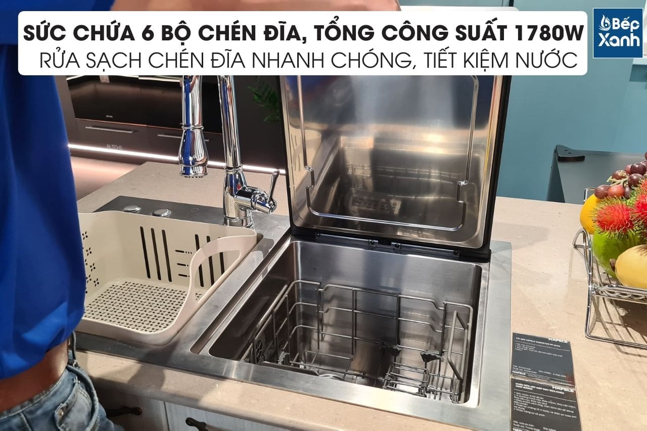 Máy Rửa Chén Tích Hợp Chậu Rửa Hafele HDW-SD90A 539.20.530