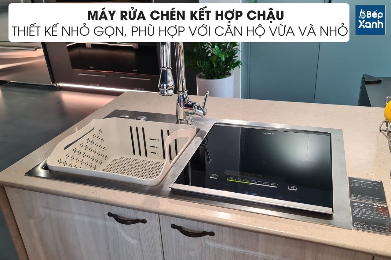 Máy Rửa Chén Tích Hợp Chậu Rửa Hafele HDW-SD90A 539.20.530