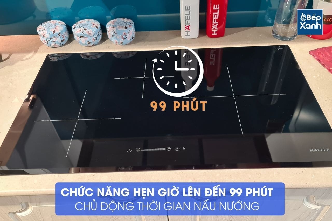 Bếp từ 3 vùng nấu Hafele HC-I773D 536.01.905/ Nhập Khẩu Tây Ban Nha/ Kính Schott Ceran Germany