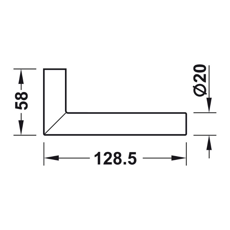 Khóa điện tử tay nắm ngoài Hafele 917.63.603