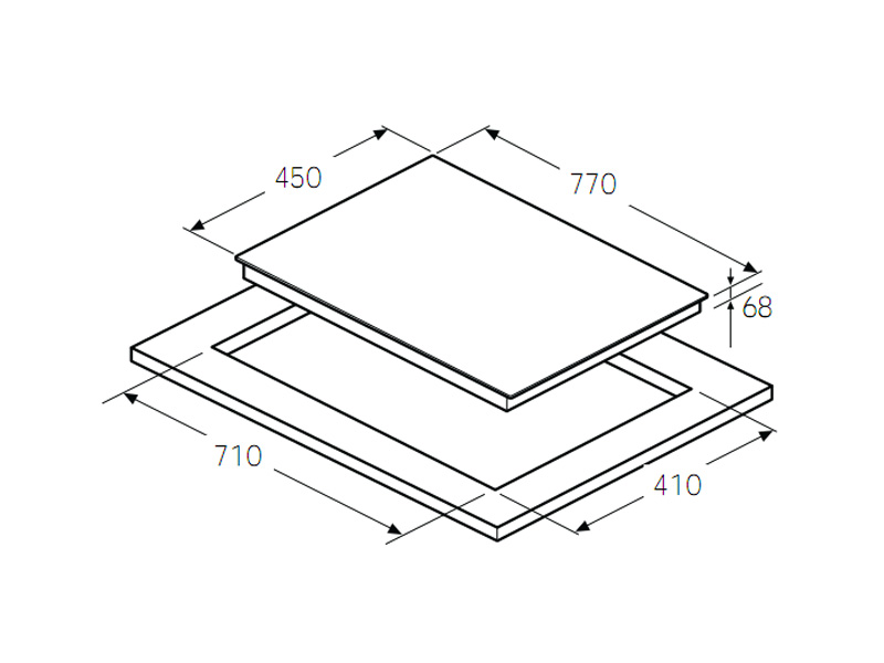 Bếp từ kết hợp điện Hafele HC-M773A 536.01.705