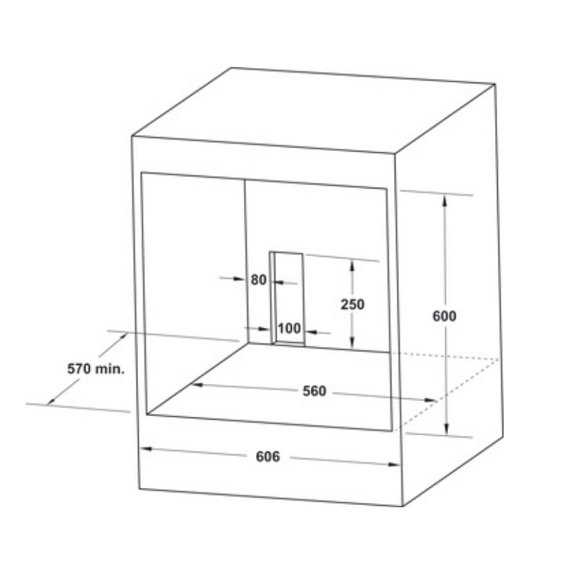 Lò Nướng Âm Tủ Hafele HO-2KT65A 538.61.441