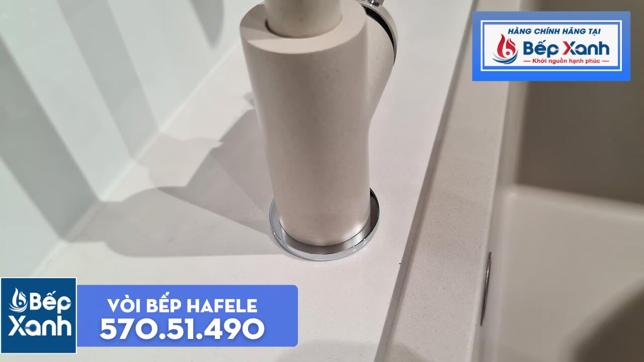 Vòi rửa chén Hafele HT19-GH1F270 570.51.490 - Vòi mạ màu đá tuyệt đẹp