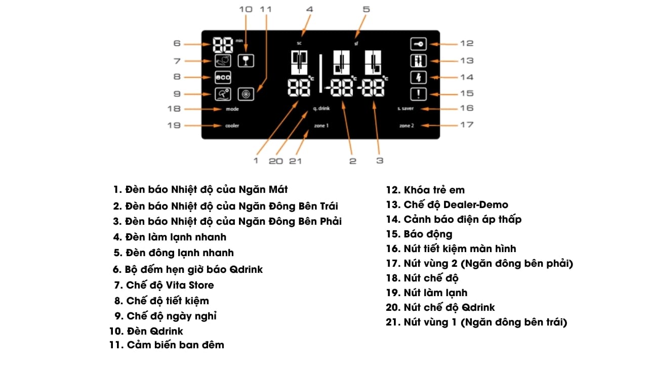 Tủ lạnh 4 Cánh Hafele HF-SBSIB 539.16.230