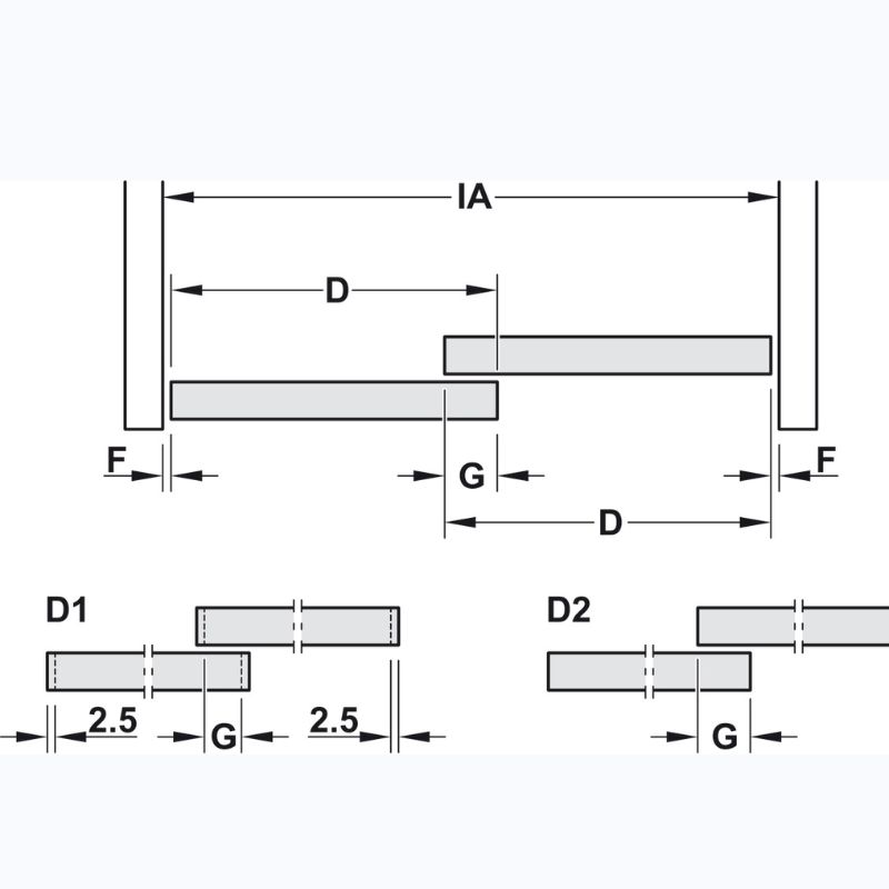 Miếng chặn cửa Hafele 415.13.021