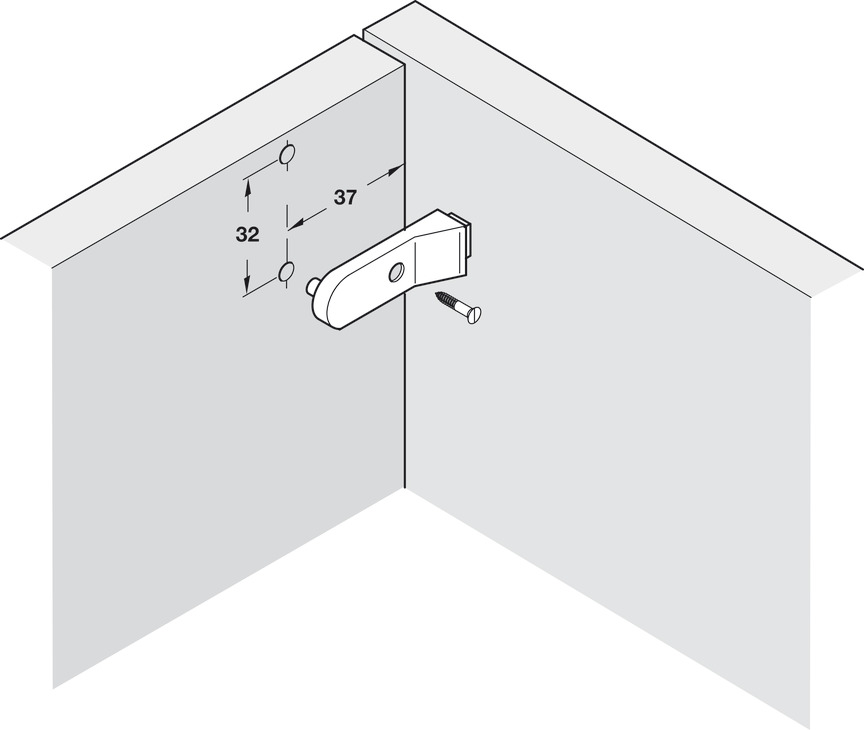 Đệm cửa bằng nhựa Hafele 356.29.746