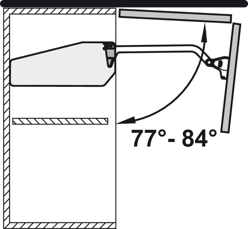 Chặn góc mở Free Fold Hafele 372.37.060