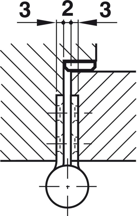 Bản lề lá 2BB đồng rêu 102x89x3mm Hafele 926.20.909