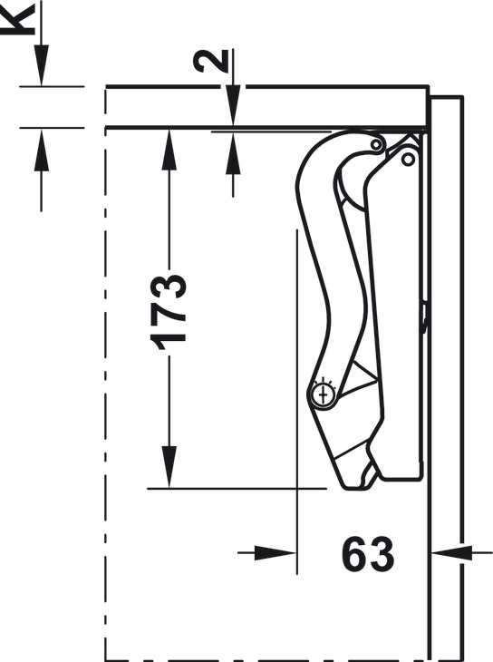 Bộ phụ kiện Free Space 1.8 E PTO (trắng) Hafele 372.27.708