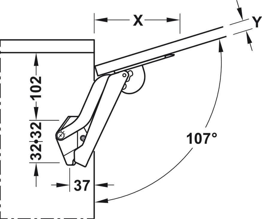 Bộ phụ kiện Free Space 1.8 E PTO (trắng) Hafele 372.27.708