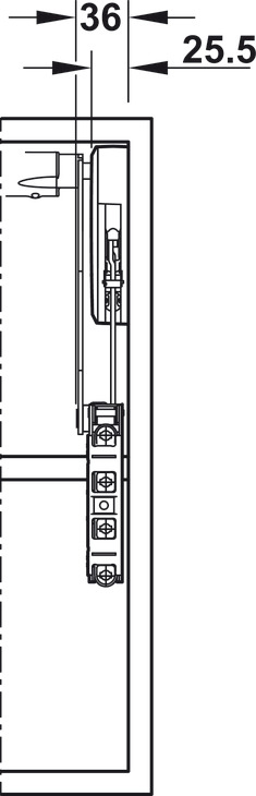 Bộ Tay Nâng Free Swing S2sw Hafele 493.05.760