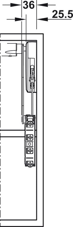 Bộ Tay Nâng Free Swing S2sw Hafele 493.05.770