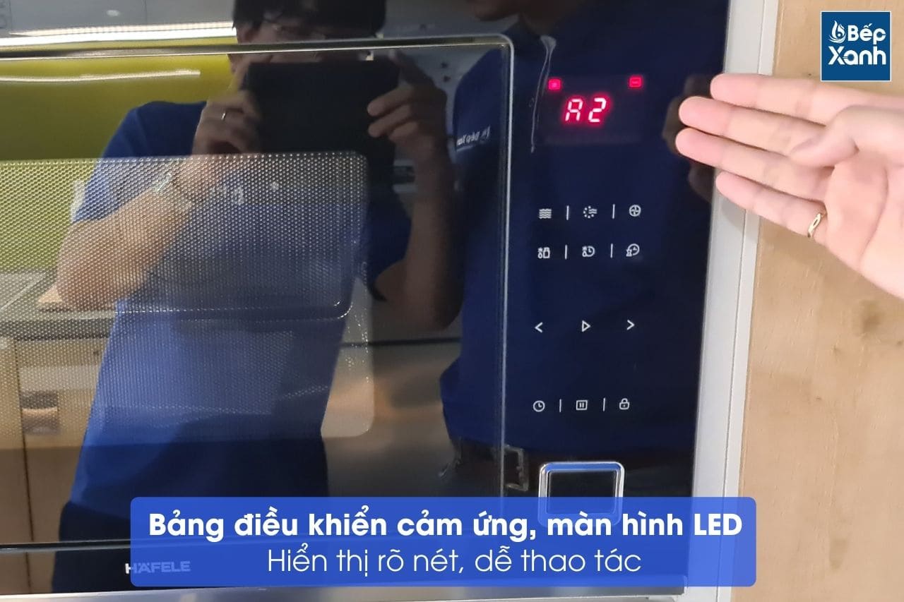 Lò vi sóng kết hợp nướng âm tủ Hafele HM-B38C 538.01.111