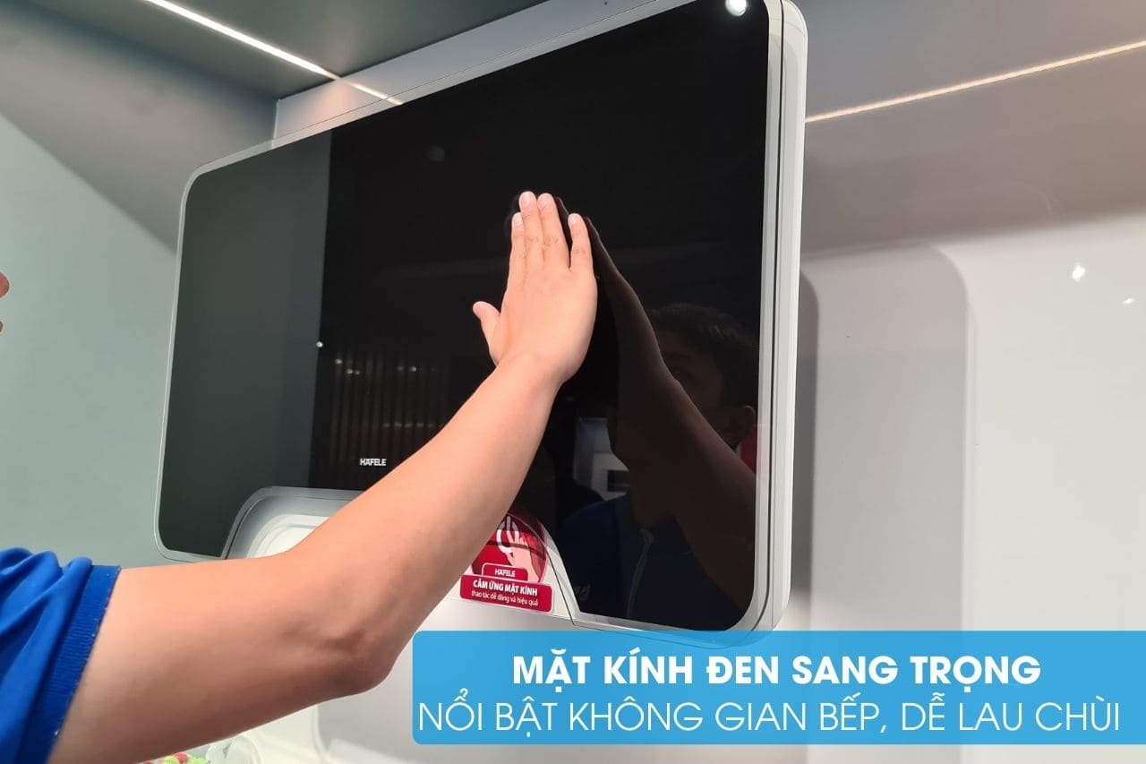 Máy hút mùi áp tường Hafele HH-WVGS90A / Kiểu hiện đại, Ngang 90cm mã số 533.80.203