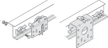 Bộ phụ kiện cửa trượt Slido Classic 50VFSR Hafele 400.51.120