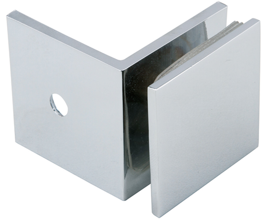 Kẹp Kính - Tường Nhà Tắm 90º Có Đế Hafele 981.00.542