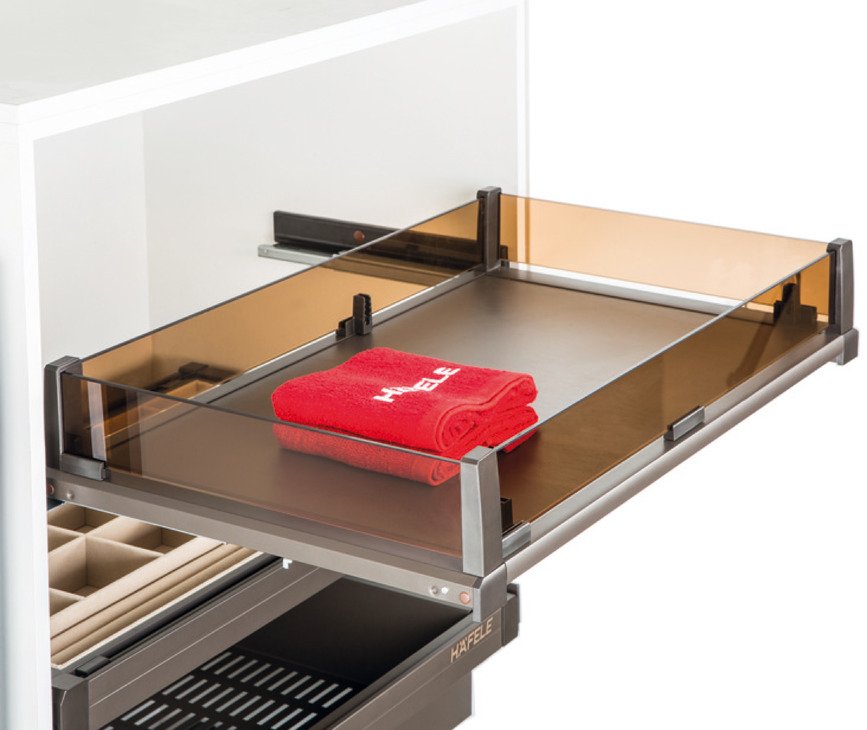Rổ Kéo Bằng Kính 800mm Hafele 807.95.873