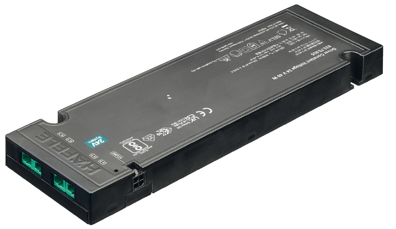 Bộ nguồn Loox5 ECO 220-240V/24V/40W Hafele 833.75.935