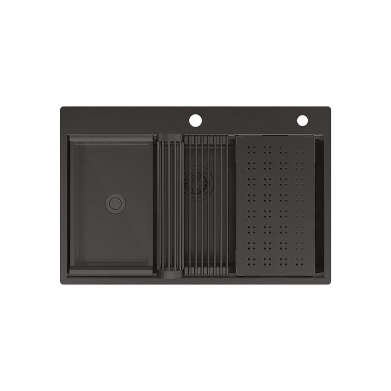 Chậu SUS WS R10 HS25-SSN1S-7650 _đen Hafele 567.24.485