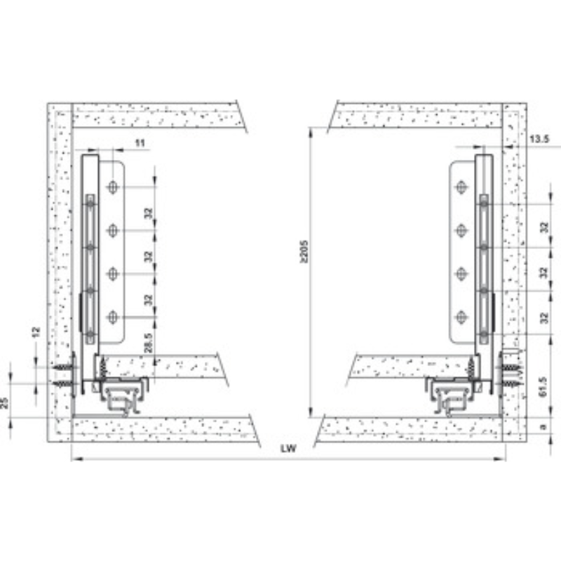 Ray Hộp Alto-S Hafele 552.35.355