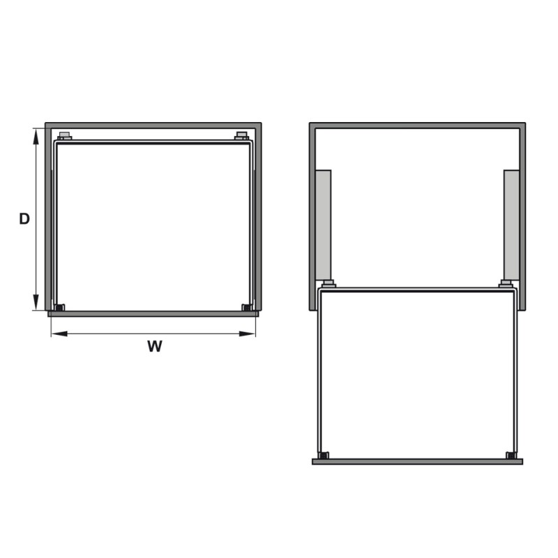 Rổ Đựng Chén Đĩa Cappella 600mm Hafele 549.08.003