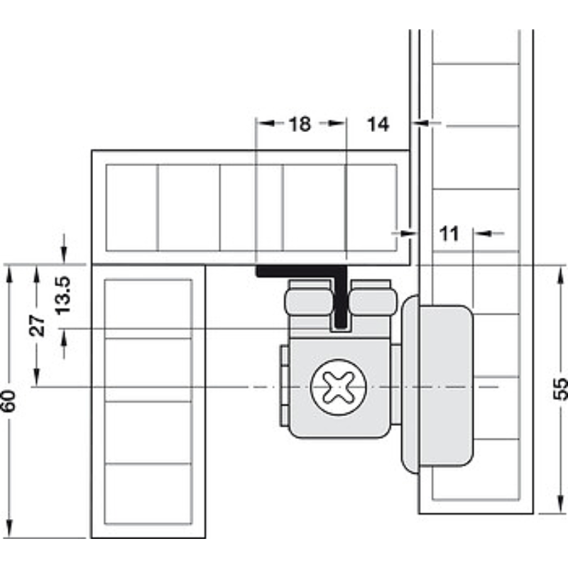 Thanh Dẫn Hướng Silent-Fold 40 Hafele 409.62.700