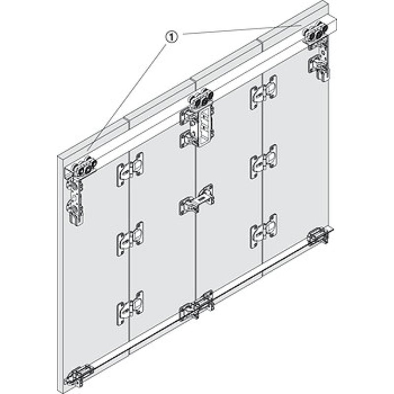 Thanh Dẫn Hướng Silent-Fold 40 Hafele 409.62.700