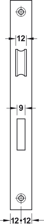 Thân khoá cho phòng tắm Hafele 911.02.158
