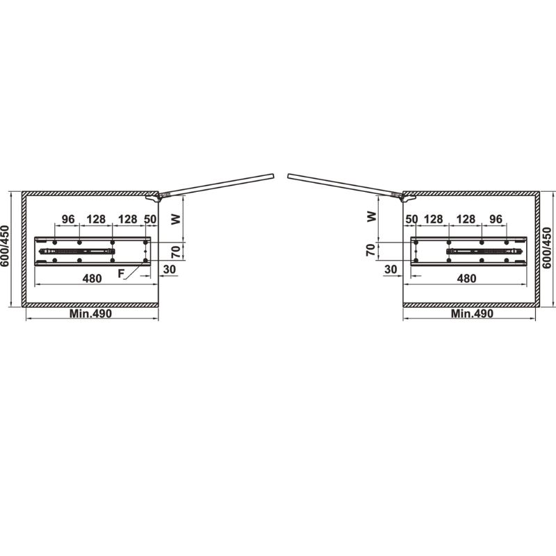 Tủ Đồ Khô Hafele 548.65.862 - Cho tủ rộng 600 mm